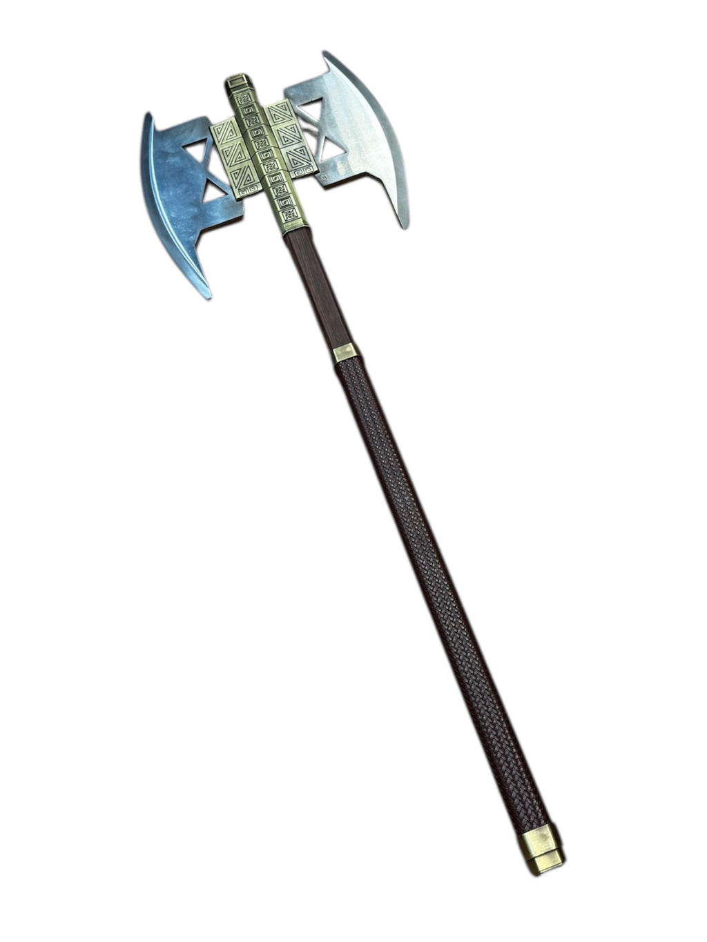 LOTR Gimli's Axe Replica - Genuine Wood Shaft - Stainless Steel Blade - Wooden Wall Plaque Wood Shark Co.
