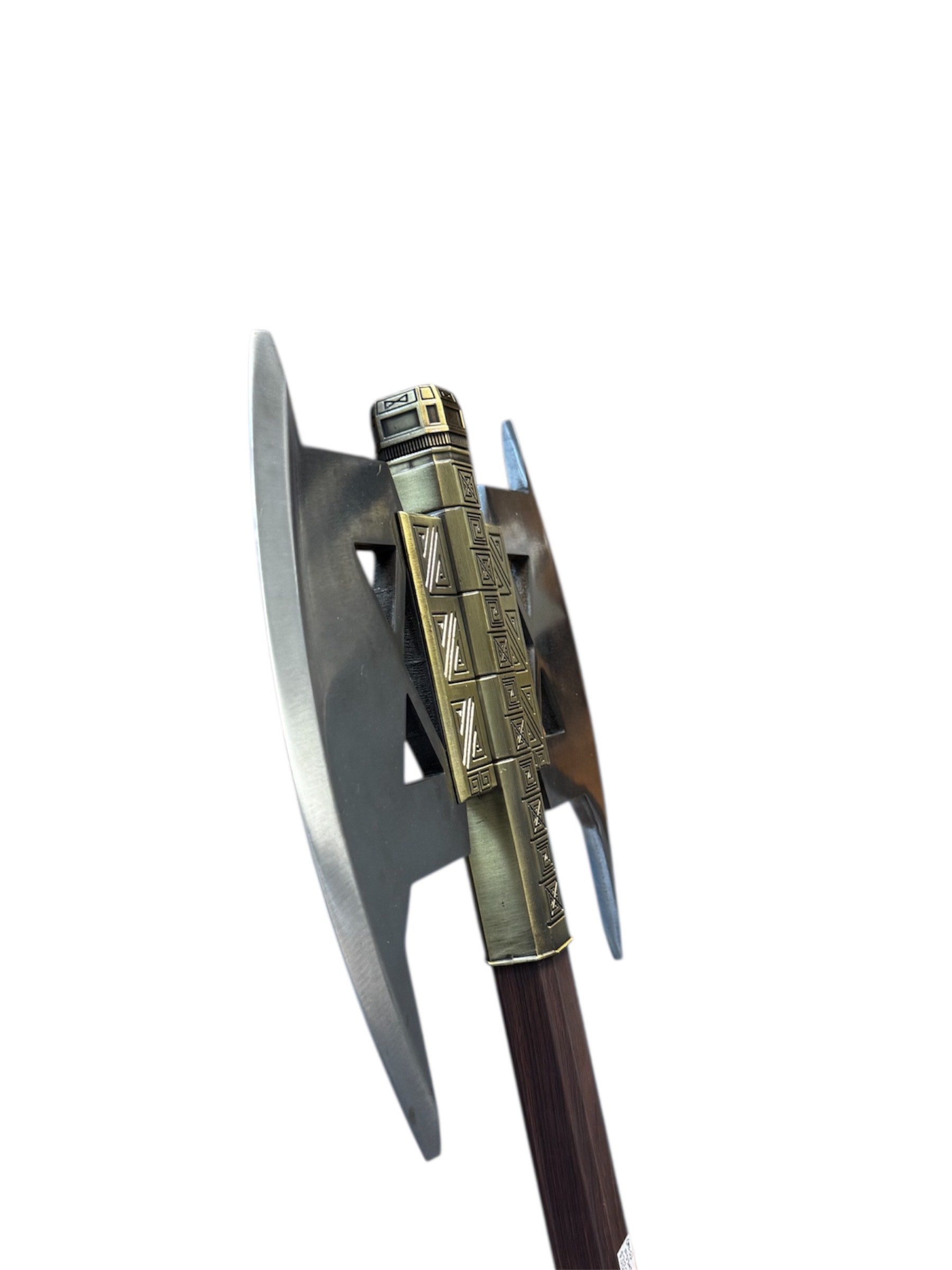 LOTR Gimli's Axe Replica - Genuine Wood Shaft - Stainless Steel Blade - Wooden Wall Plaque Wood Shark Co.