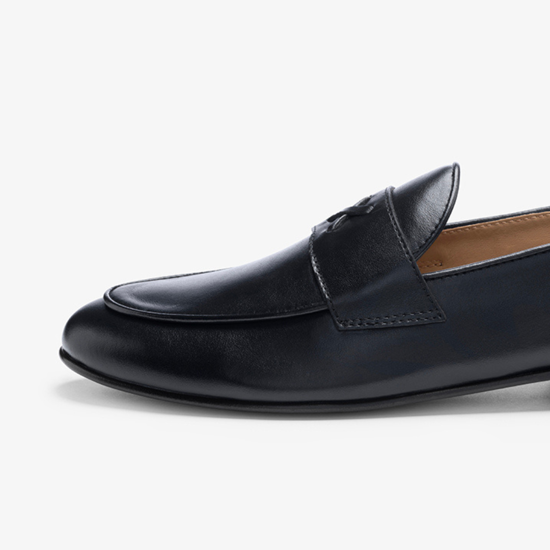 Men's Black Leather Centesimo Del Toro Shoes