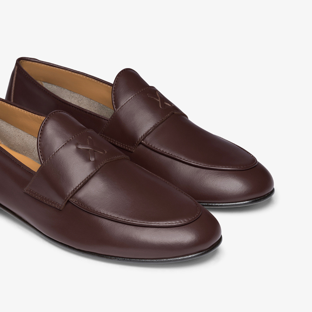 Men's Brown Leather Centesimo Del Toro Shoes