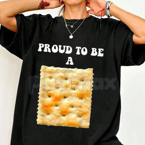 "Proud to Be a Cracker" Funny Holiday T-Shirt - Humorous Christmas Party Costume Tee, Premium 100% Cotton Sarcastic Pun Top, Witty Festive Nutcracker Style Shirt, Unique Holiday Gift for Him & Her, Soft Lived-In Heavyweight Casual Apparel Pasimax