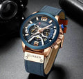 Curren Chono Leather Men Watch