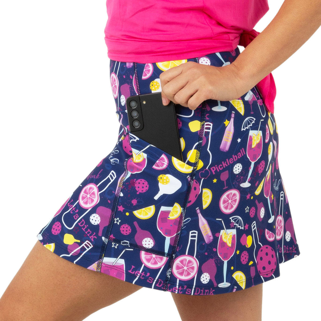Dinks and Drinks Endurance 15" Skirt Final Sale Queen of the Court