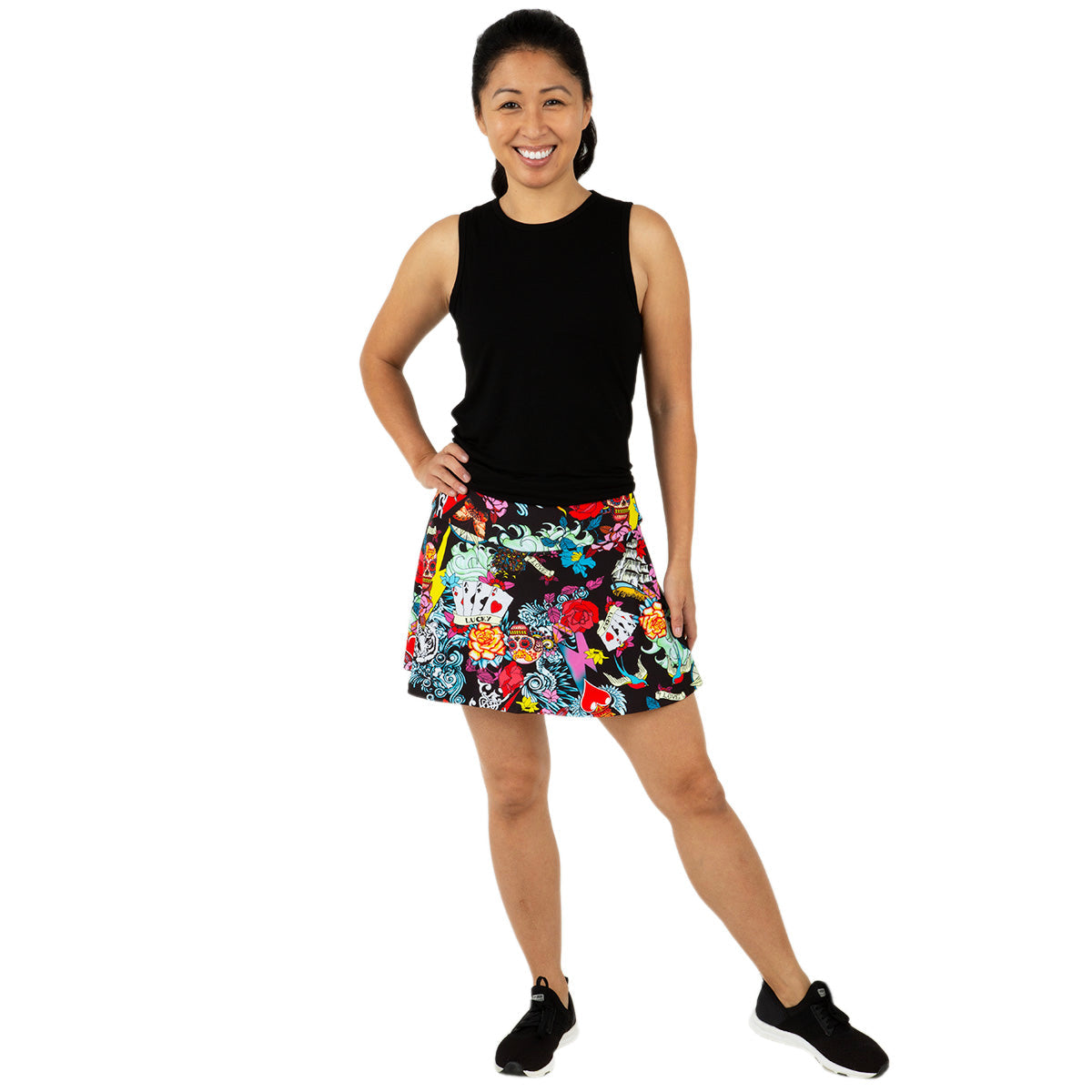 Tattoo Swing Skirt Queen of the Court