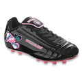 Vizari Shiny Retro Hearts Firm Ground Soccer Cleats– Black/Pink Vizari Sports