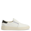 Giuseppe Zanotti GZ94 Men's Slip-On Sneakers with Unique Two-Tone Design and Gunmetal Applique Banlieue91