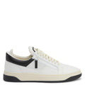 Giuseppe Zanotti GZ94 Men's Luxury Low-Top Sneakers with Perforated Leather and Side Zips Banlieue91