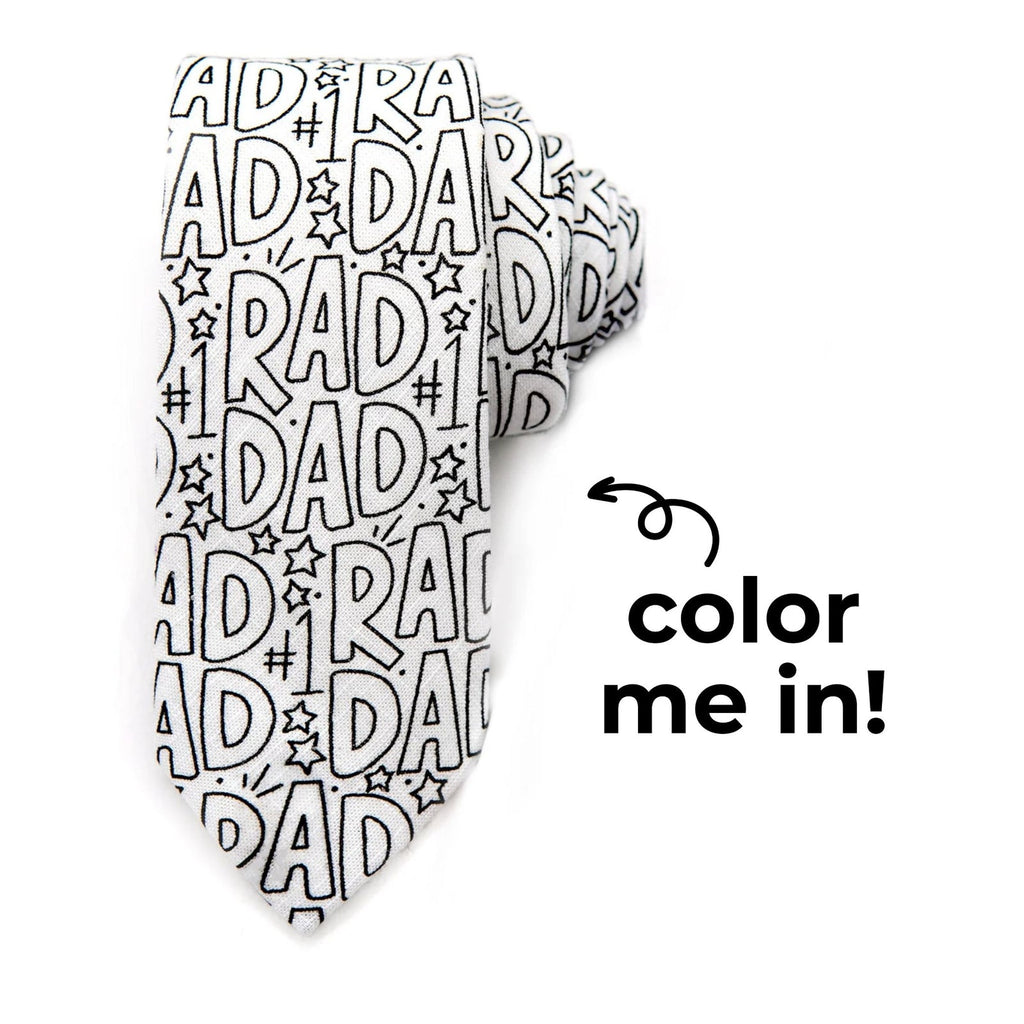 Rad Dad Coloring Tie