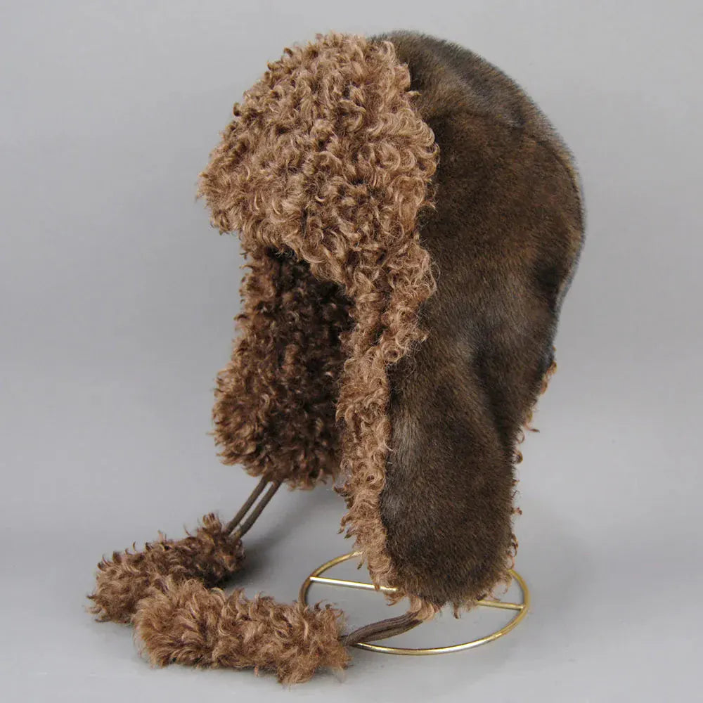 Real Fur Wool Ushanka Hat BLAKESTORE-NG