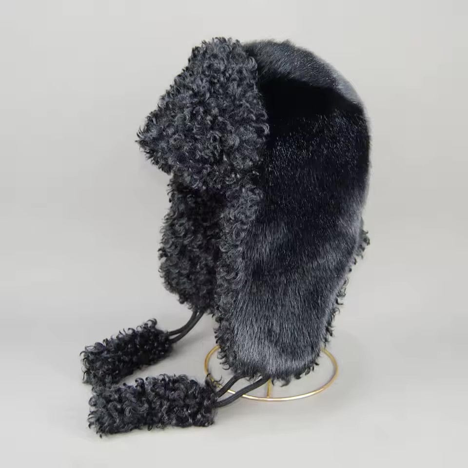 Real Fur Wool Ushanka Hat BLAKESTORE-NG