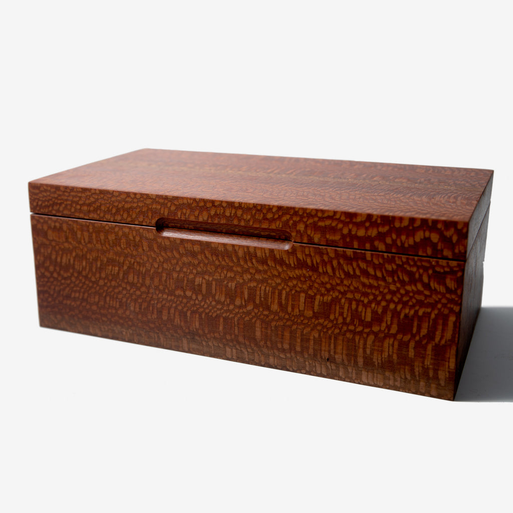Cigar Humidor - Lacewood with Spanish Cedar Lining - 80 Capacity Red Ridge Woodworking