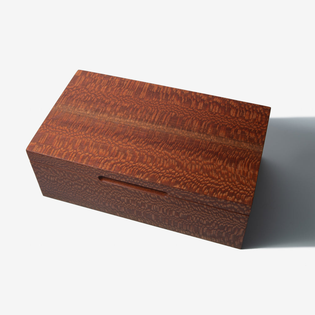 Cigar Humidor - Lacewood with Spanish Cedar Lining - 80 Capacity Red Ridge Woodworking