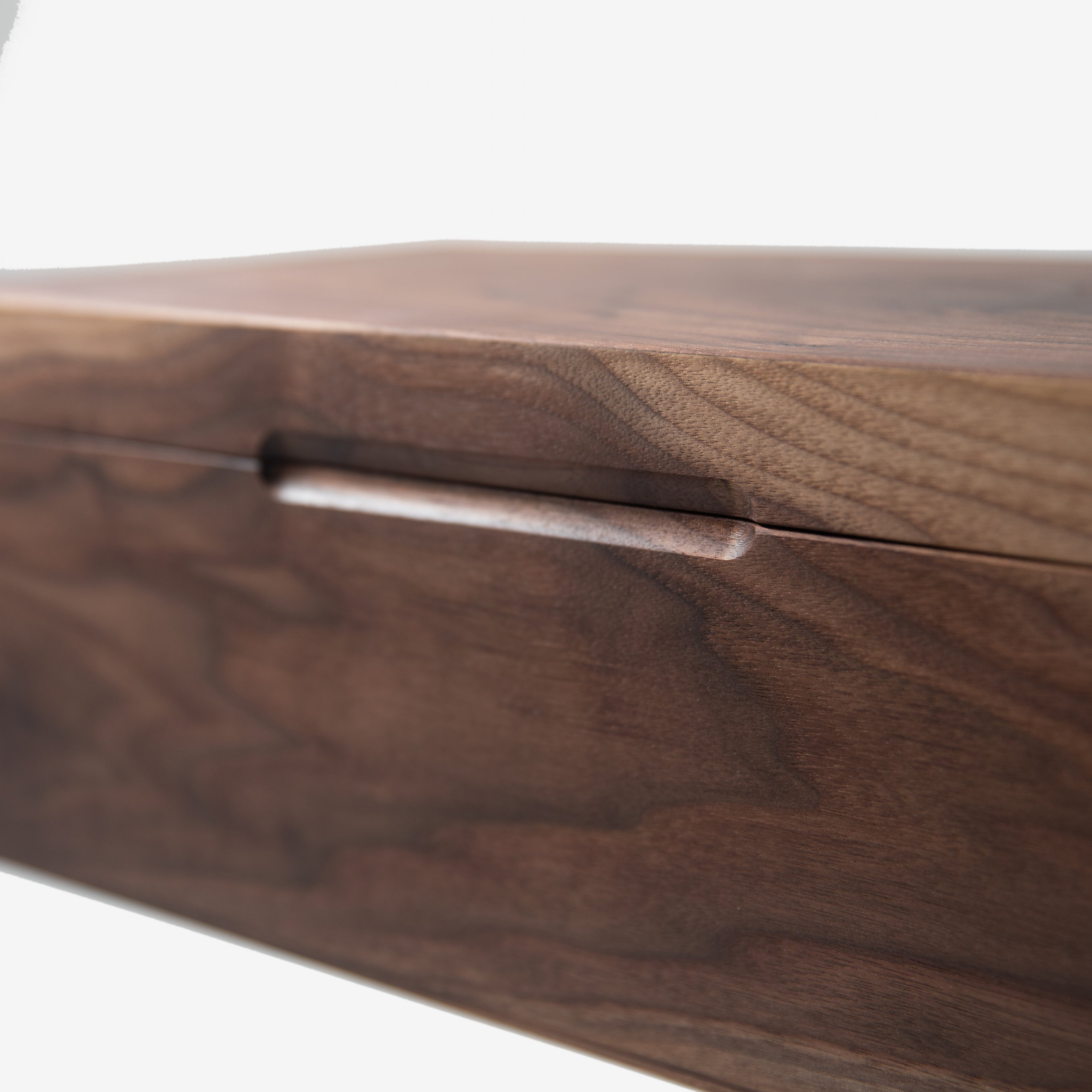 Cigar Humidor - Black Walnut with Spanish Cedar Lining - 80 Capacity Red Ridge Woodworking