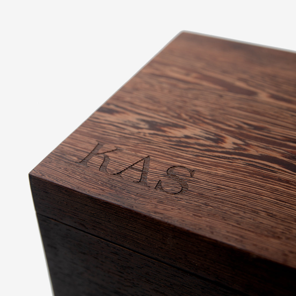 Cigar Humidor - Wenge with Spanish Cedar Lining - 80 Capacity Red Ridge Woodworking