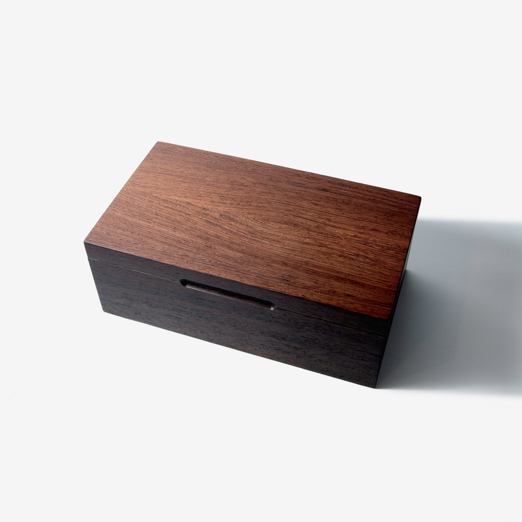 Cigar Humidor - Wenge with Spanish Cedar Lining - 80 Capacity Red Ridge Woodworking