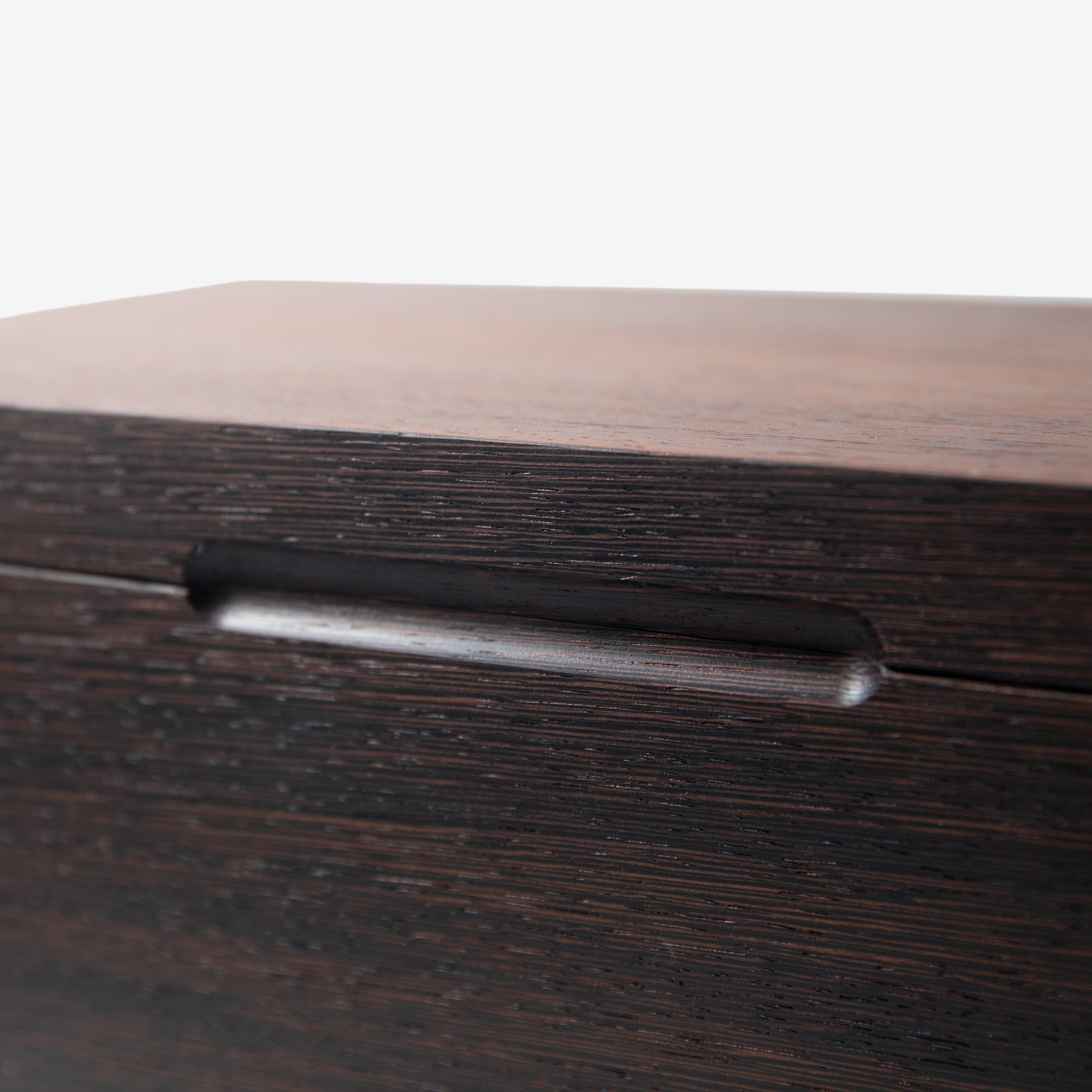 Cigar Humidor - Wenge with Spanish Cedar Lining - 80 Capacity Red Ridge Woodworking