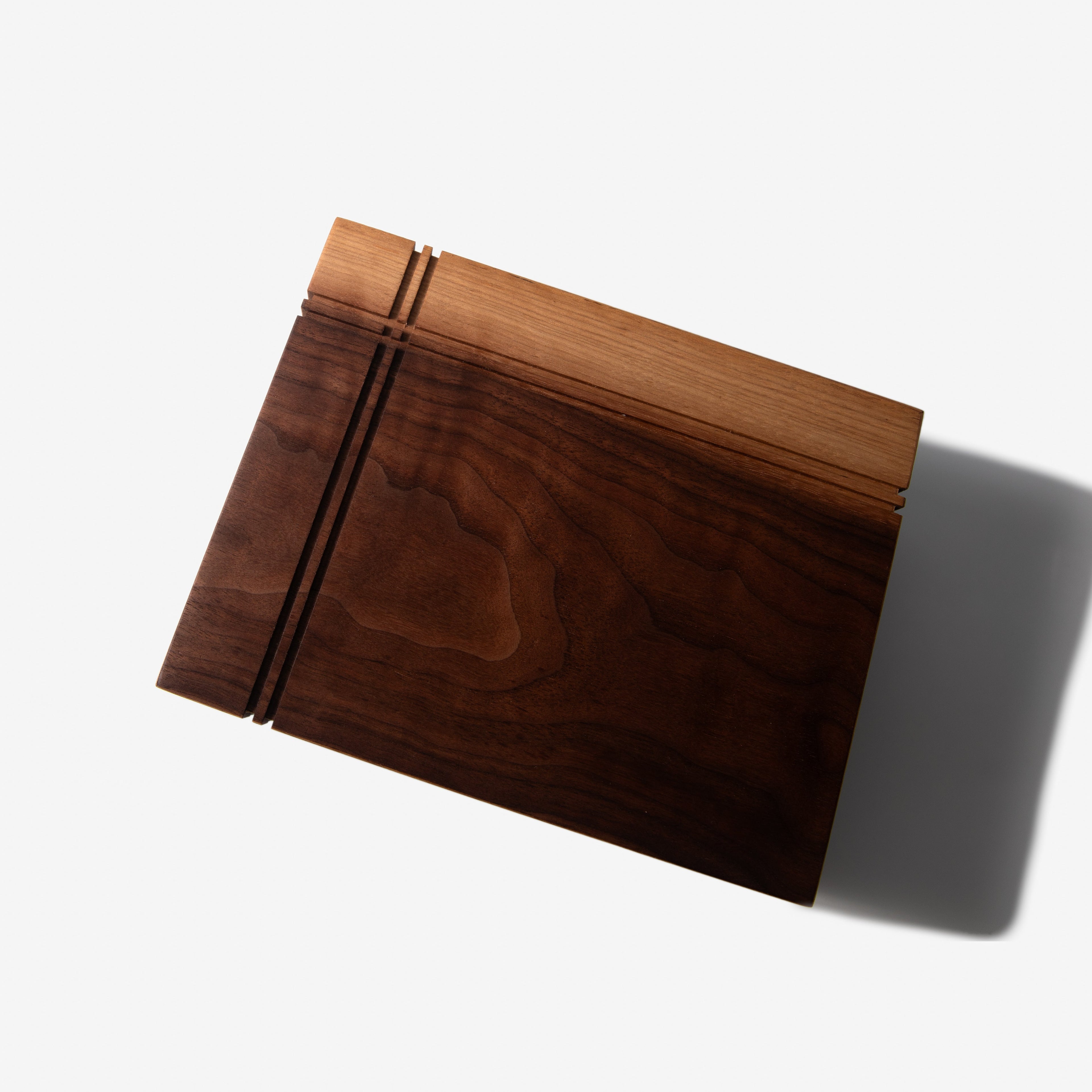 Keepsake Box - Black Walnut and Maple Red Ridge Woodworking