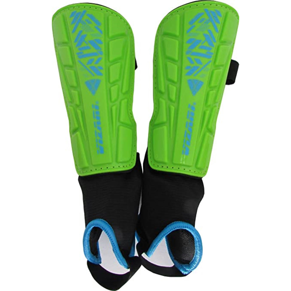 Vizari Malaga Soccer Shin Guards for Youth & Adults -Lightweight Ankle Protection – Green Vizari Sports