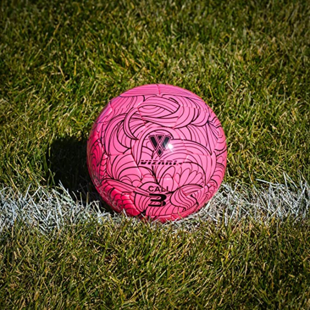 Cali Soccer Ball-Pink/Black Vizari Sports