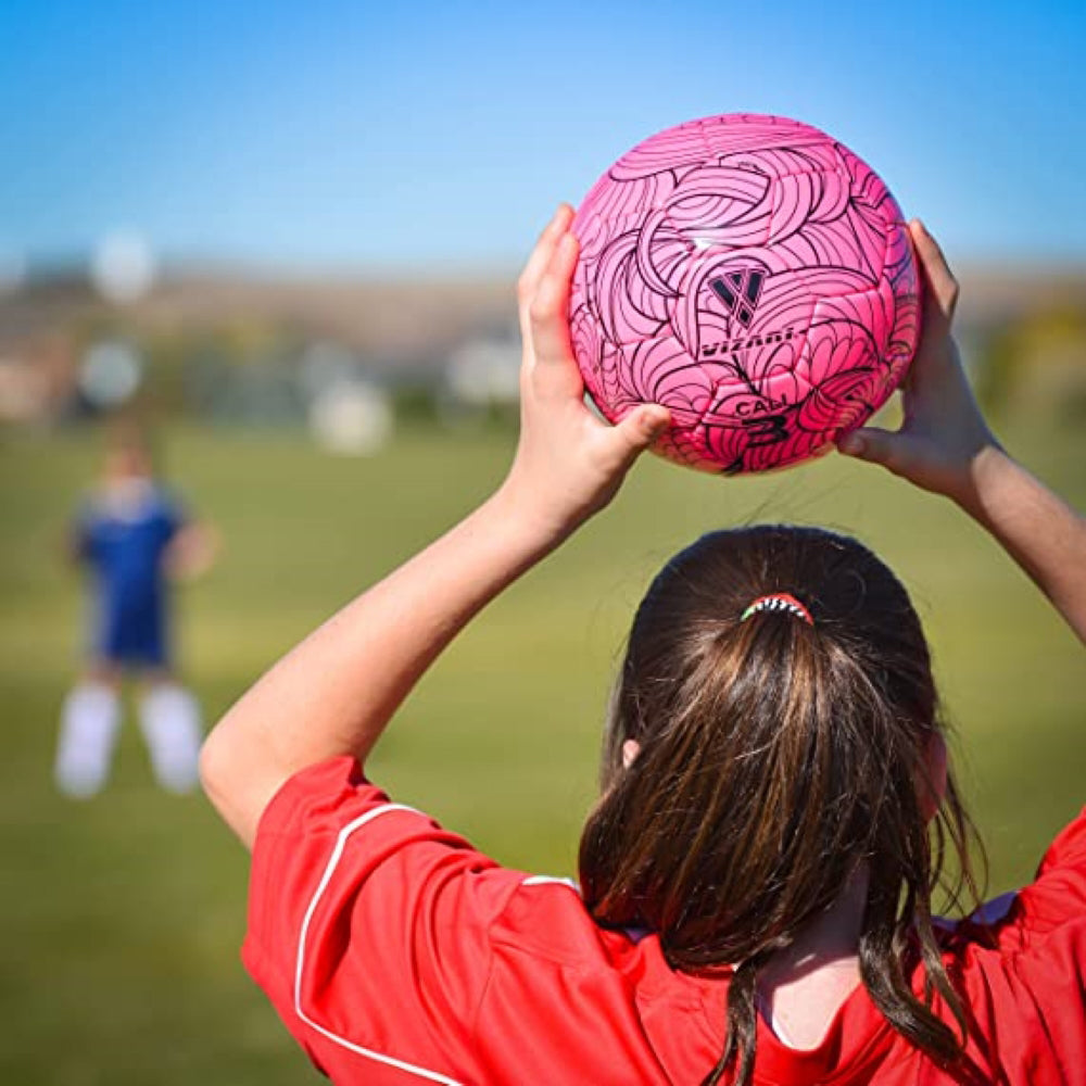 Cali Soccer Ball-Pink/Black Vizari Sports