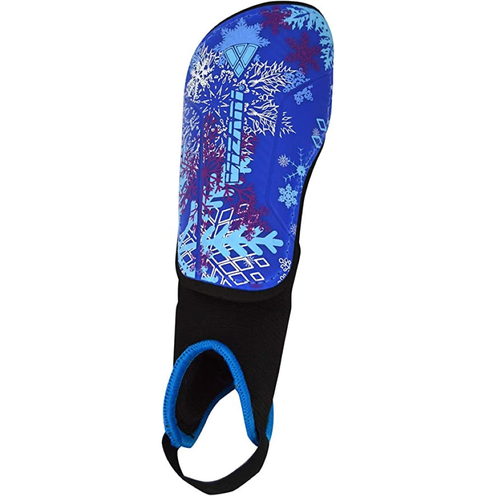 Vizari Frost 2 Soccer Shin Guards with Ankle Protection – Blue/Purple Vizari Sports