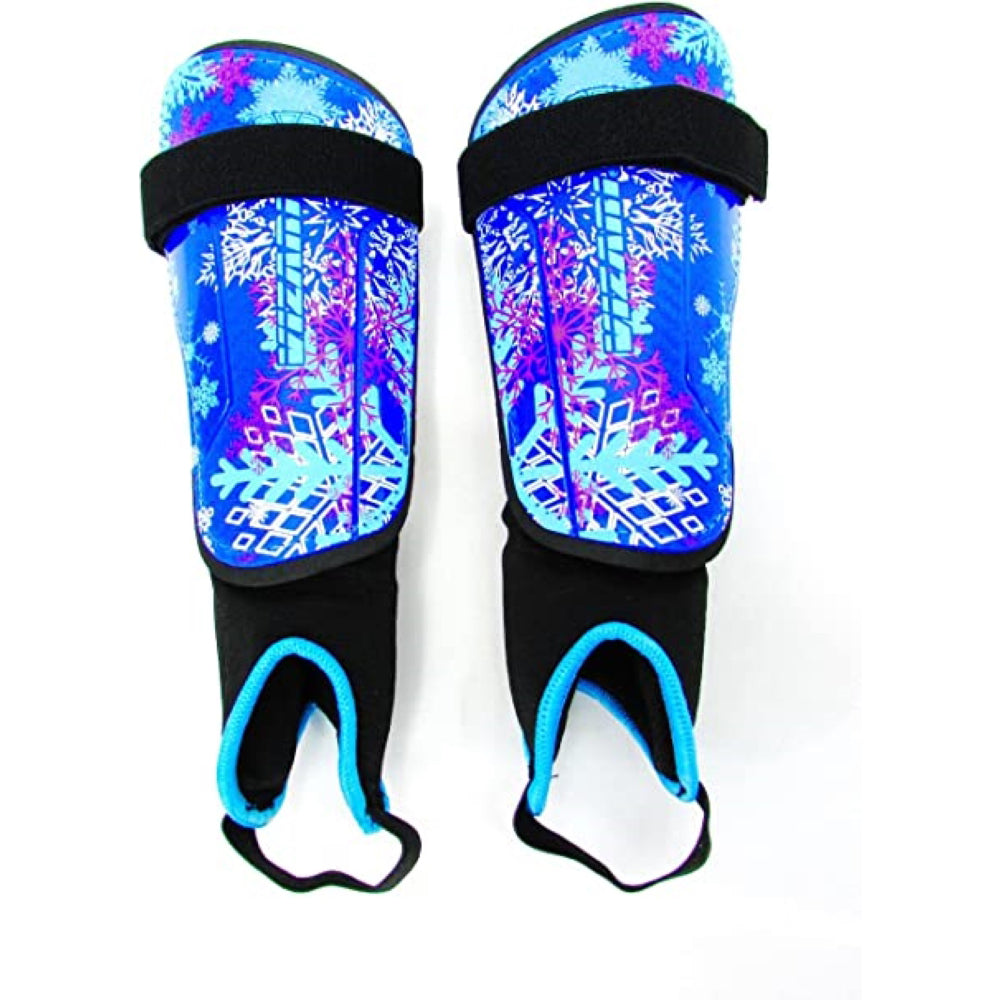 Vizari Frost 2 Soccer Shin Guards with Ankle Protection – Blue/Purple Vizari Sports