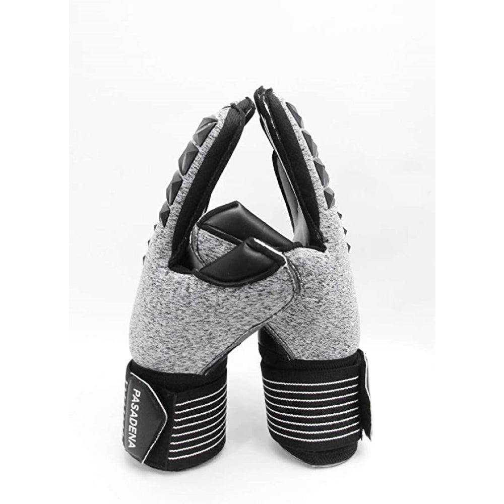 Pasadena F.p. Goalkeeper Gloves w/ Finger Protection-Black/Silver Vizari Sports