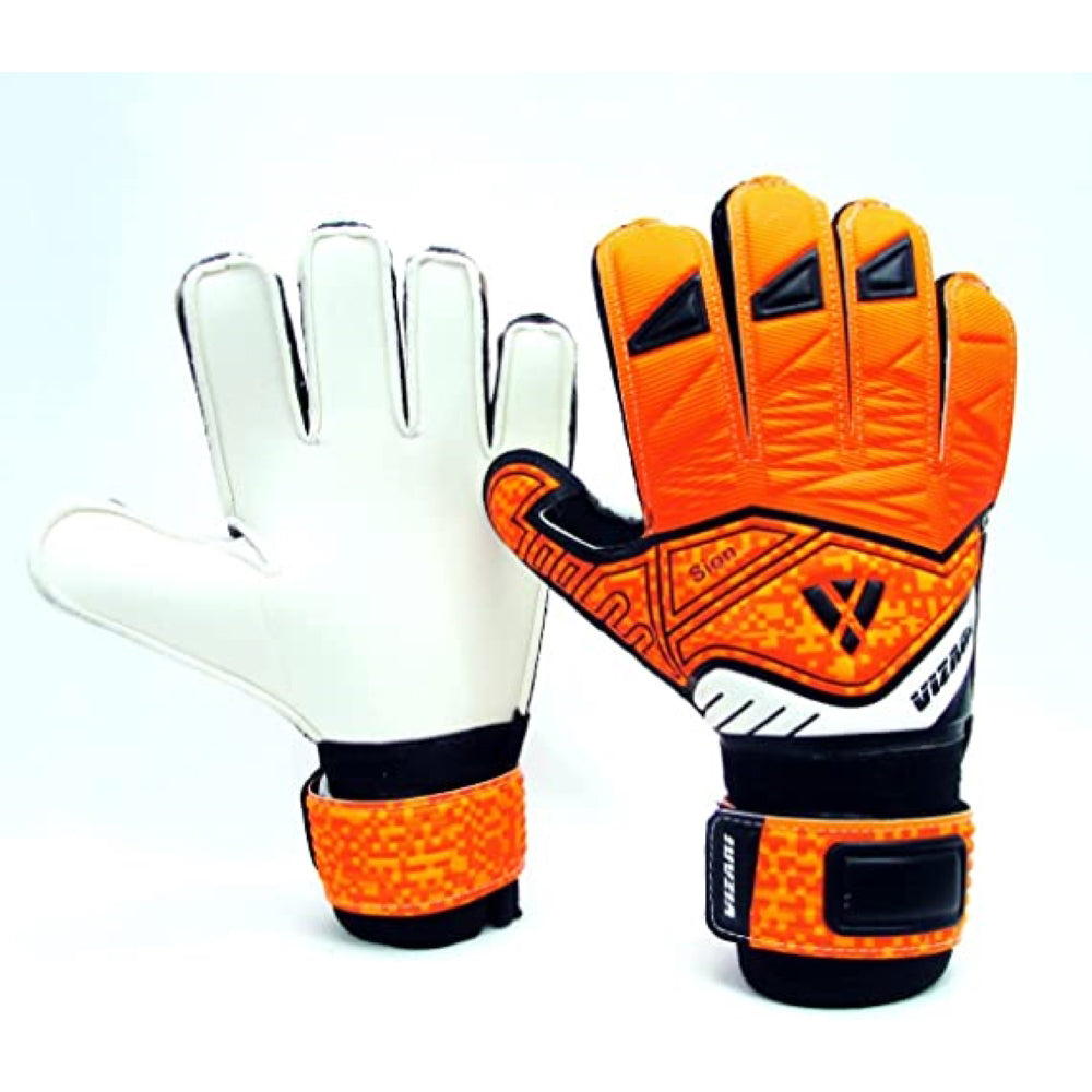 Sion Soccer Goalkeeper Gloves-Orange/White Vizari Sports