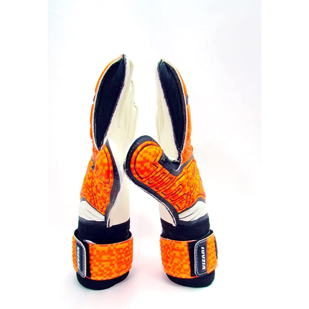 Sion Soccer Goalkeeper Gloves-Orange/White Vizari Sports