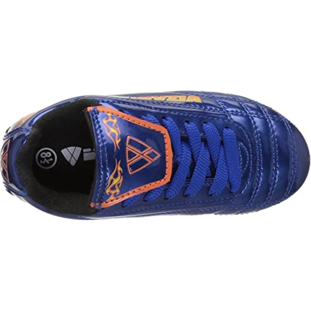 Youth Firm Ground Soccer Cleats – Blaze Blue/Orange