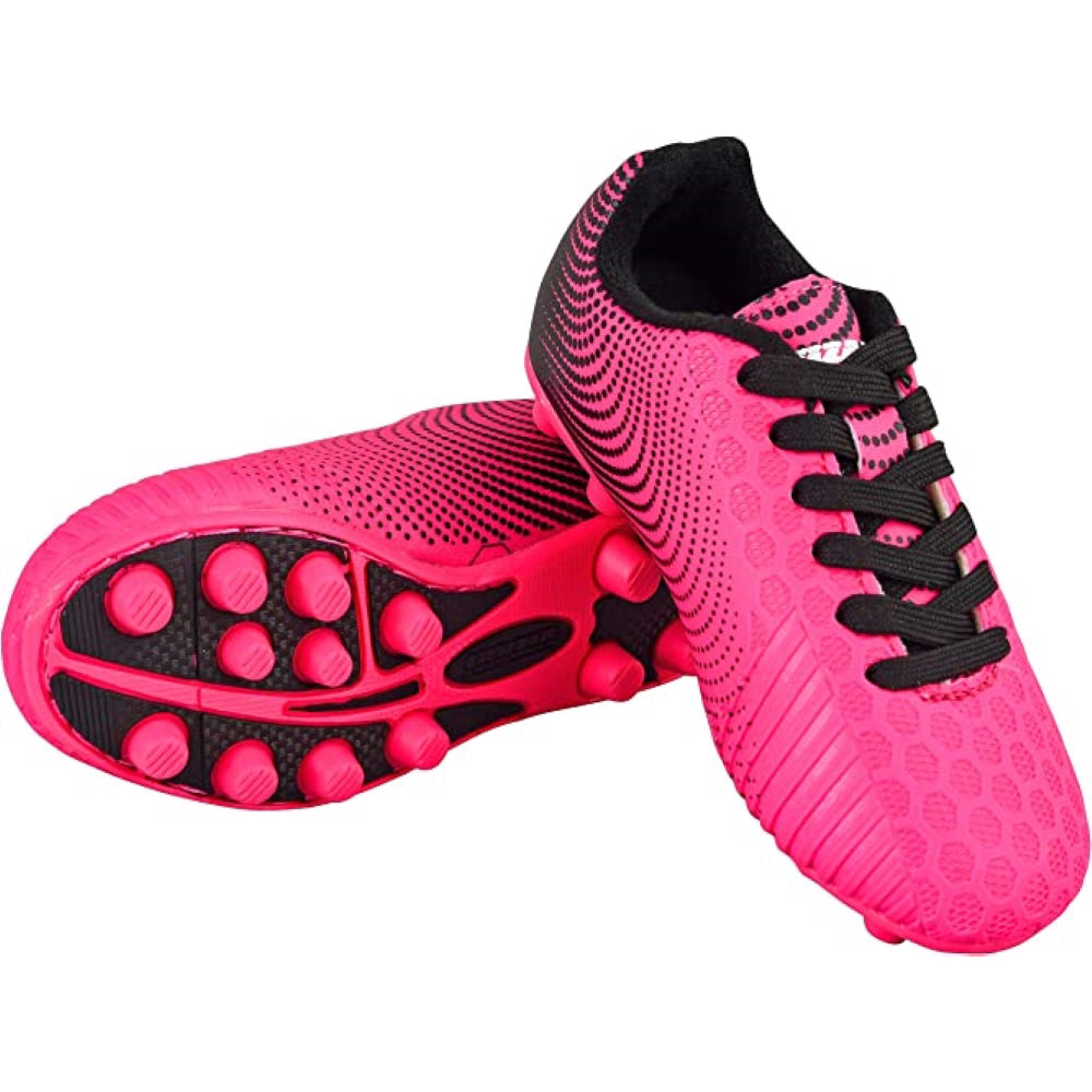 Stealth Firm Ground Soccer Shoes -Pink/Black Vizari Sports