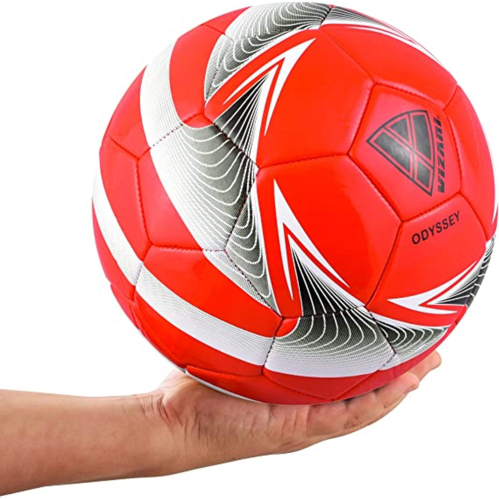 Sport Usa Odyssey Soccer Ball-Red Vizari Sports