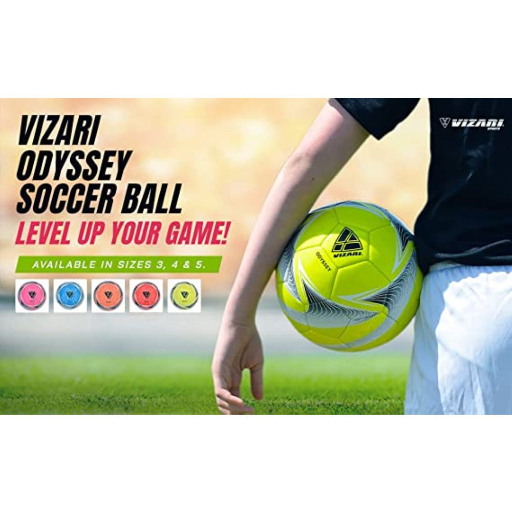 Sport Usa Odyssey Soccer Ball-Yellow Vizari Sports