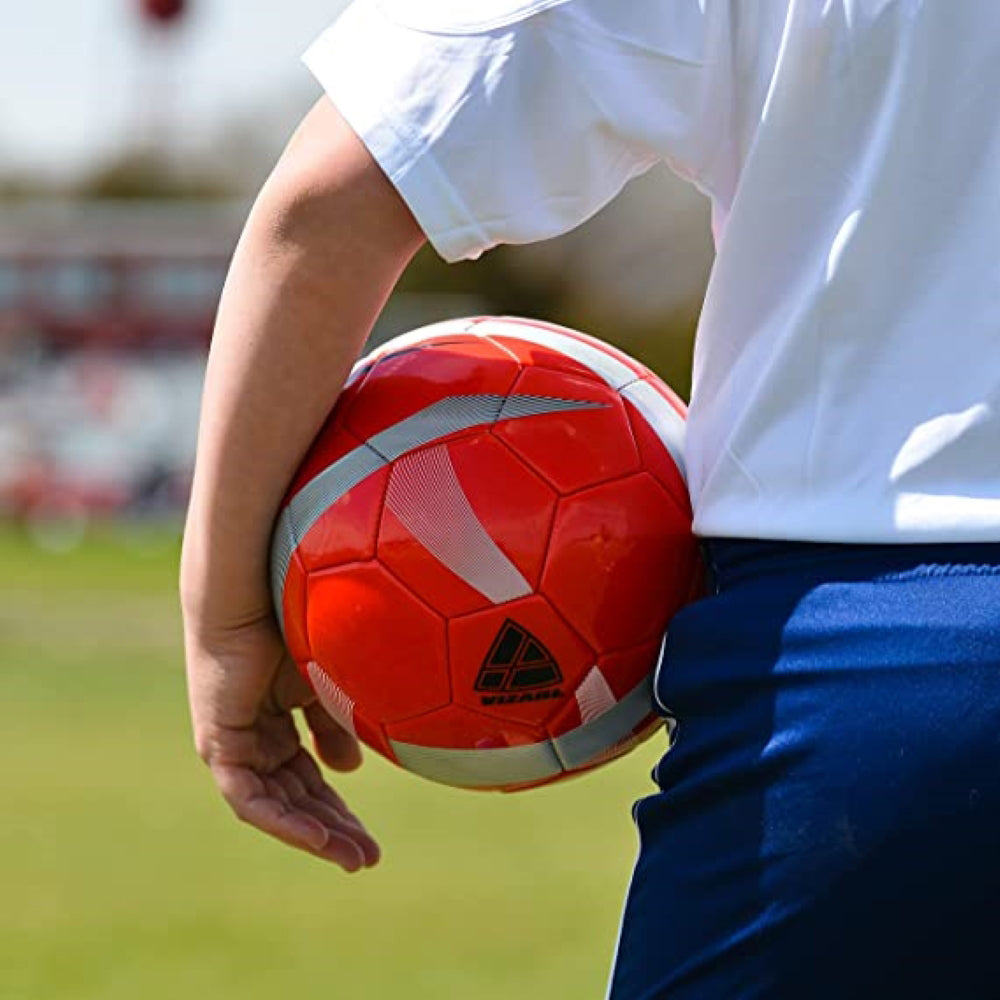 Hydra Soccer Ball-Red Vizari Sports