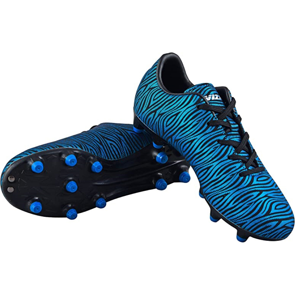 Teramo Firm Ground Soccer Shoes -Blue/Black Vizari Sports