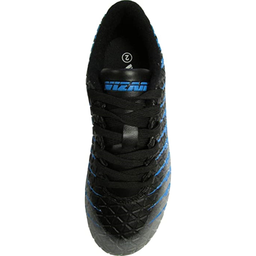 Vizari Bolt Youth Firm Ground Soccer Cleats - Black/Sky/Silver Vizari Sports