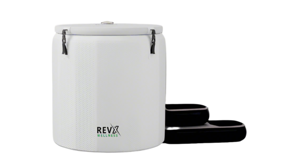 RevX Inflatable Barrel with Inflatable Steps RevX Wellness