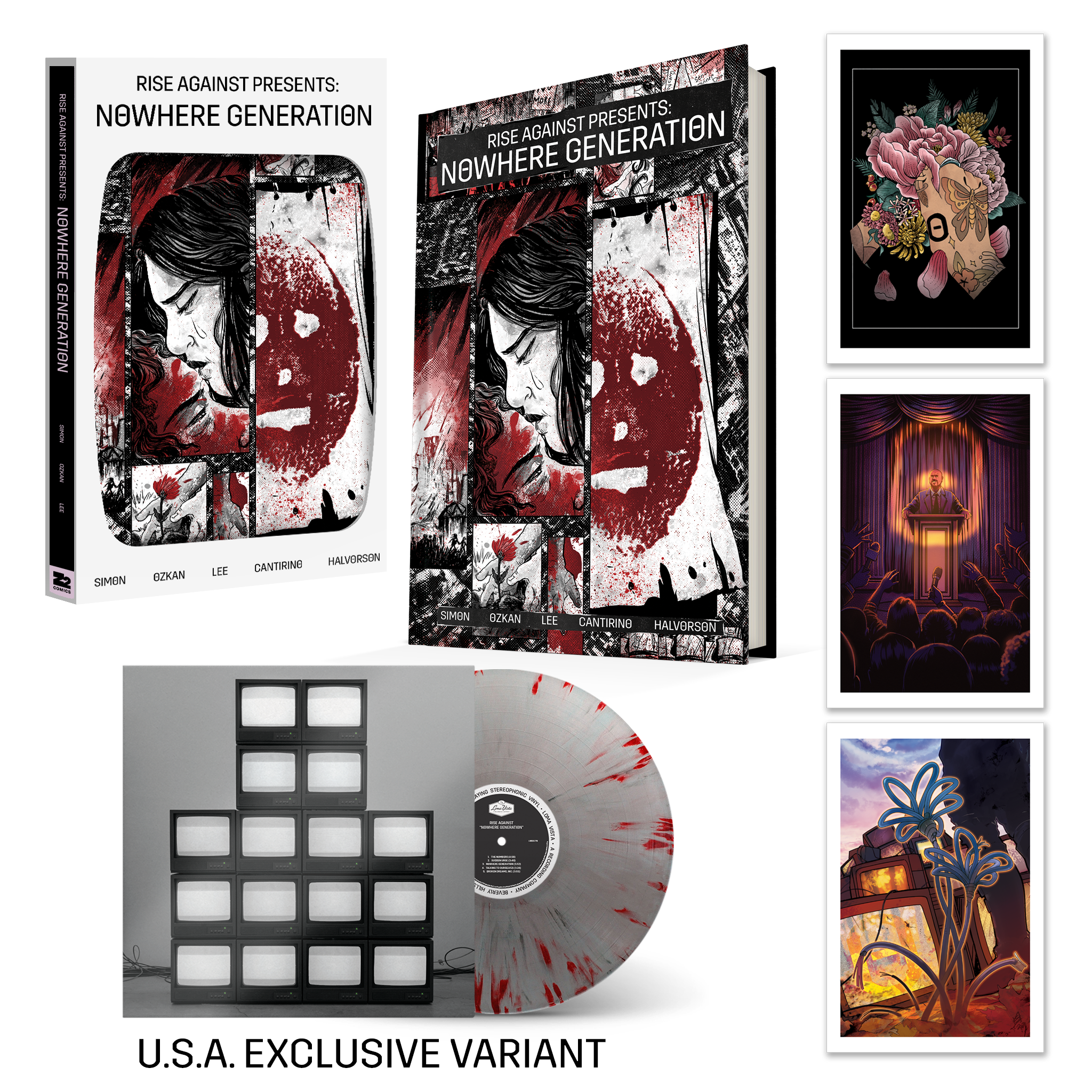 Rise Against Presents: Nowhere Generation Deluxe Bundle Z2 Comics