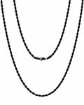 Black Rope Chain (3mm) RTZN