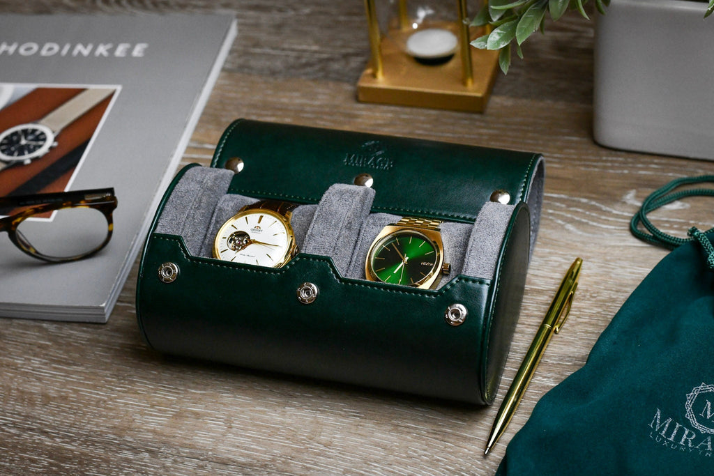 2 Watch Case - Royal Green
