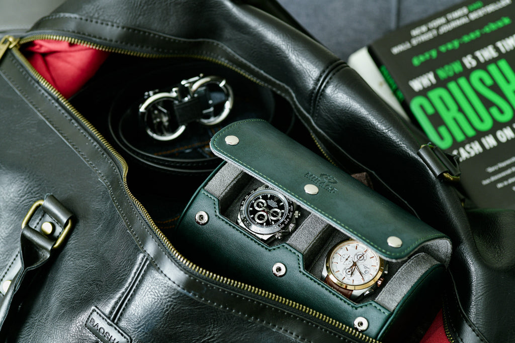 2 Watch Case - Royal Green