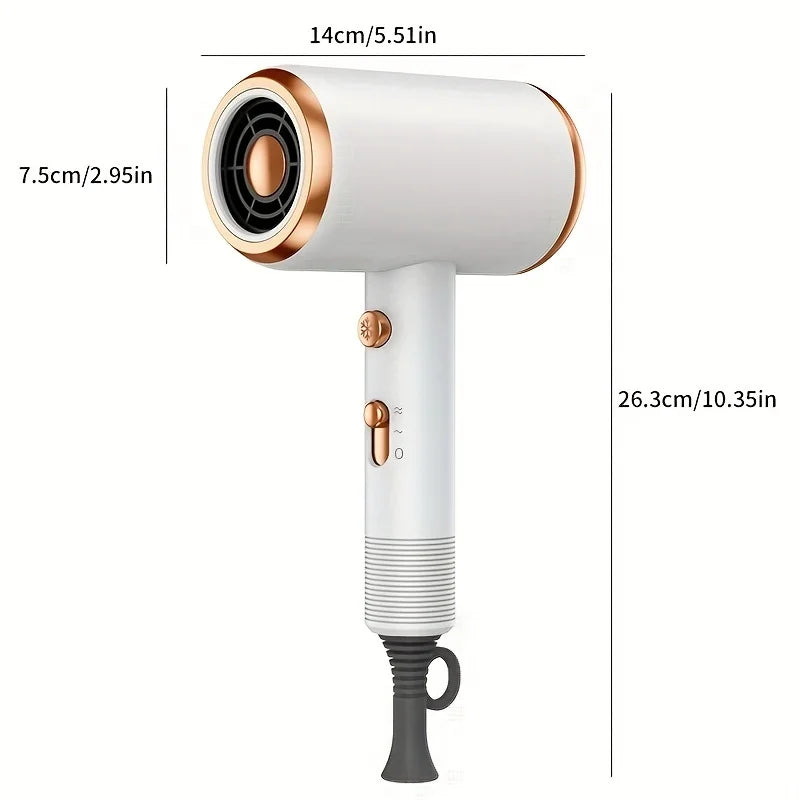 5 in 1 Professional Hair Dryer Powerful with Hot and Cold Air Functionality Thermostatic Electric Hair Drye for Smooth Hair Tool FLIPSTYLEZLLC