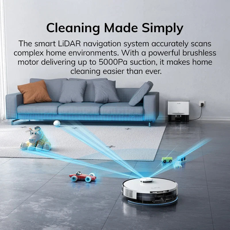 ILIFE A30 PRO 5000Pa Suction, Robot Vacuum and Mop Combo, Self Emptying, 60 Day Capacity, App/Remote, 180 Minute Running Time FLIPSTYLEZLLC