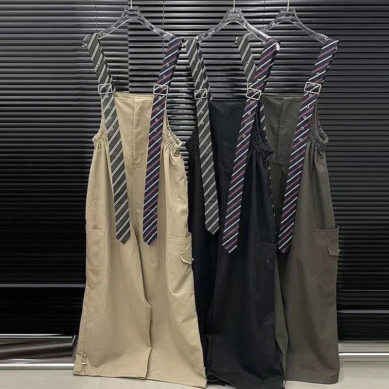 Executive Street Suspender Jumpsuit