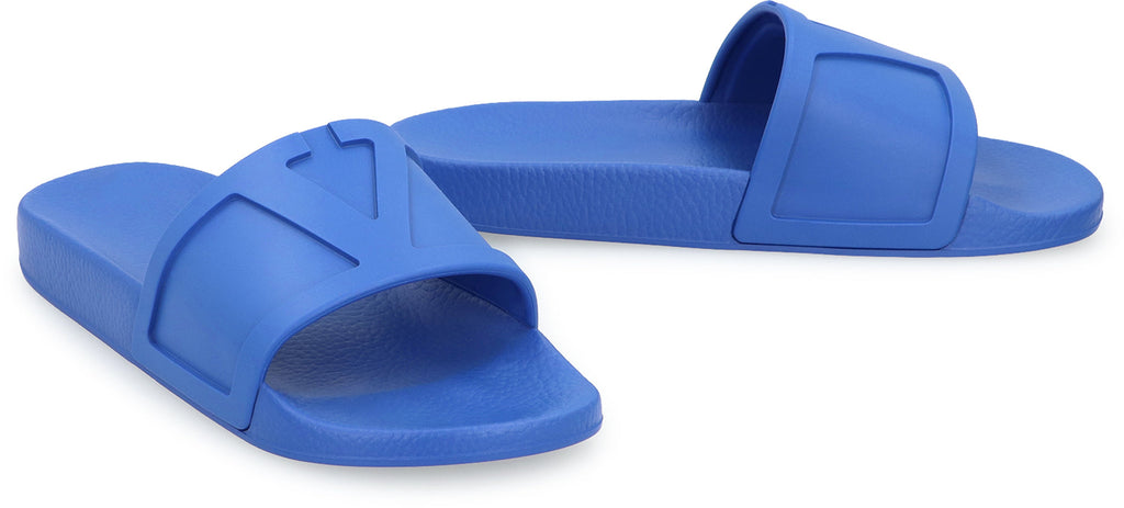 VALENTINO GARAVANI Coolsideline Rubber Slide Sandals for Men Banlieue91