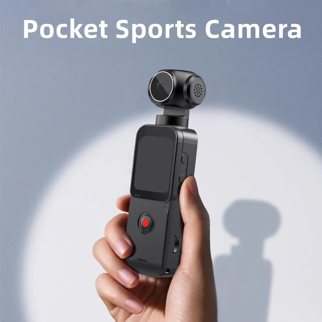 AEVYVKV 5K Ultra HD Pocket Action Camera 270° Rotatable Vlog WIFI Sports Camera ELS Anti-Shake Bicycle Outdoor Sports Camera Recorder