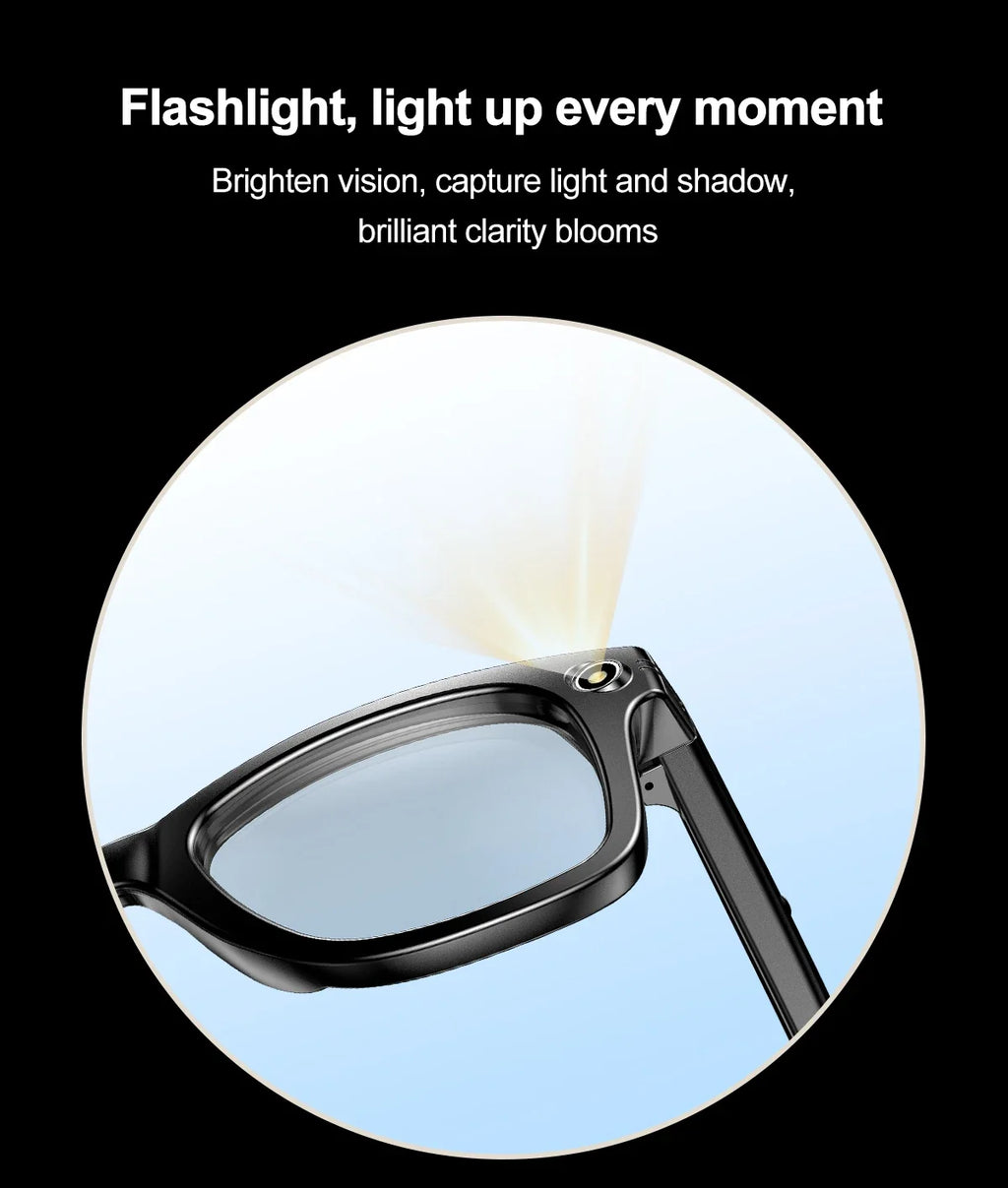 LIGE Smart Glasses Photography Video AI Intelligent Interactive Translation IOS Andirod Glasses