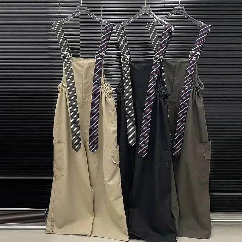 Executive Street Suspender Jumpsuit