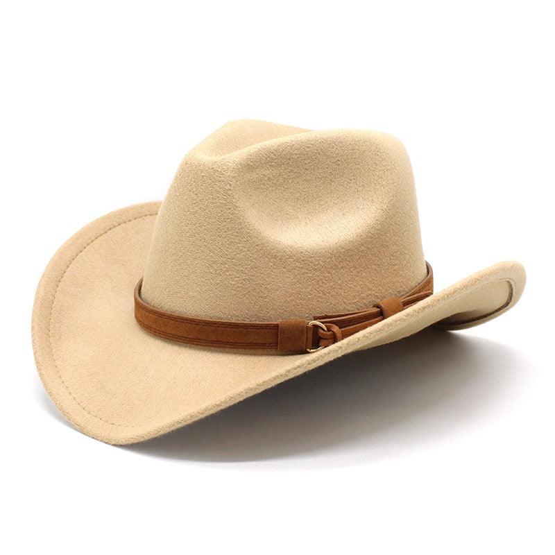 White Western Cowboy Cap For Men's Vintage Unique Water-Resistant Classic Cowboy Hat Wedding Party White Wool Wide Brim Fedoras Winter Luxury Elegant Hats For Autumn Stevvex