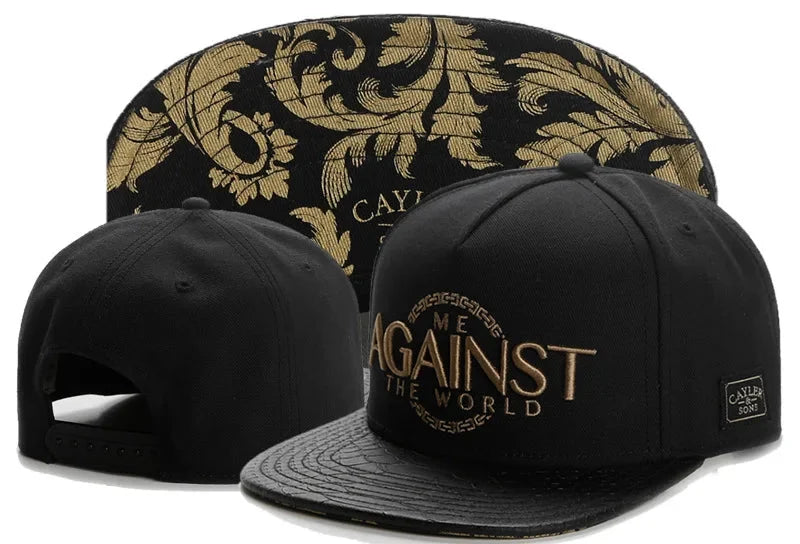 Skull Hand Snapback Hat – Flat Bill Adjustable Baseball Cap FitiqueFit